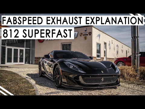 Ferrari 812 Superfast/GTS Sport Catalytic Converter and X-Pipe Exhaust System (2018+)-8
