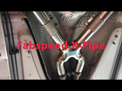 Fabspeed Aston Martin V8 Vantage Secondary Cat Bypass X-Pipe-11