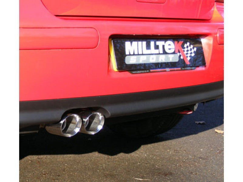 Milltek Non Resonated Cat Back Exhaust - MK4 Golf GTI 1.8T / 1.9 TDI