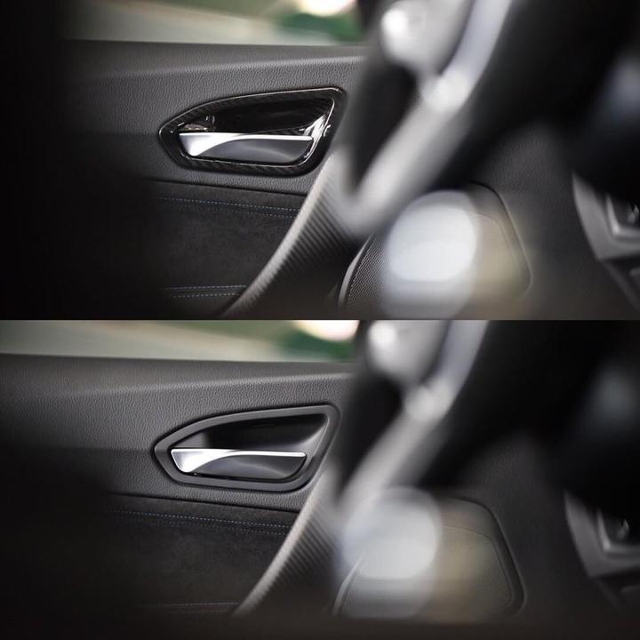 AutoTecknic Dry Carbon Interior Door Handle Trims | BMW F20 1-Series | BMW F22 2-Series | BMW F87 M2
