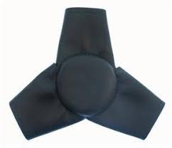 KIRKEY CENTER STEERING PAD SPRINT/MIDGET BLACK VINYL