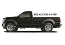N-Fab Nerf Step 15-18 Ford F-150 Regular Cab 6.5ft/8ft Bed - Tex. Black - Bed Access - 3in-2