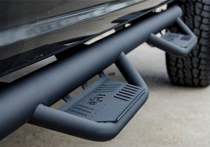N-Fab Podium LG 99-16 Ford F-250/F-350 Superduty Super Cab - Tex Black - Cab Length - 3in - 0