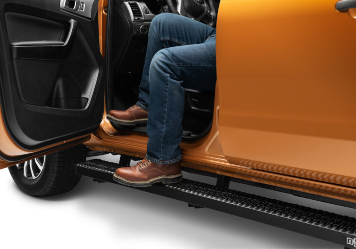 N-Fab Growler Fleet 2019 Ford Ranger Crew Cab All Beds - Cab Length - Tex. Black - 0