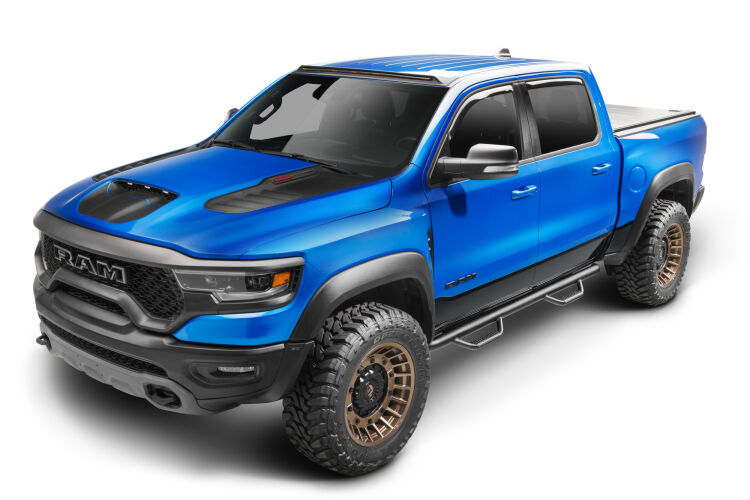 N-Fab Nerf Step 2019 Dodge Ram 1500 Crew Cab 5.7ft Bed - Tex. Black - Cab Length - 3in - 0