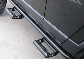 N-Fab RKR Step System 2022 Toyota Tundra CrewMax - Tex. Black - 1.75in - 0