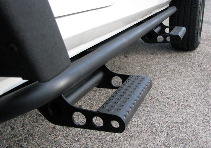 N-Fab RKR Rails 2018 Jeep Wrangler JL 2 Door FL- Tex. Black - 1.75in