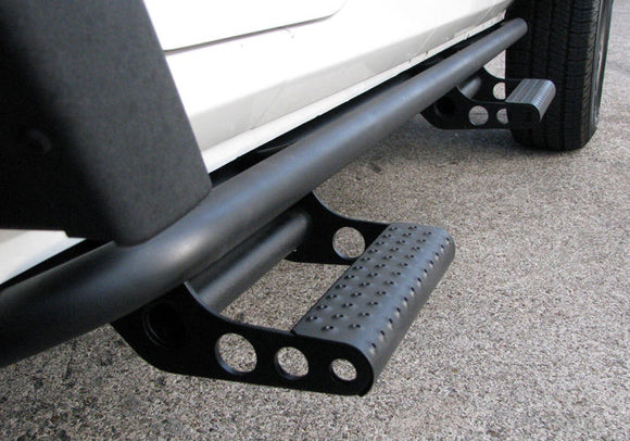 N-Fab RKR Rails 97-06 Jeep Wrangler TJ/BJ 2 Door All - Tex. Black - 1.75in