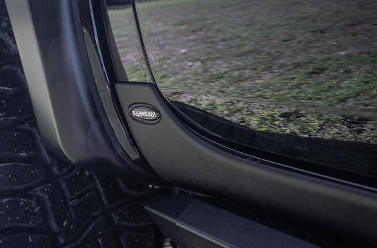 Bushwacker 09-14 Ford F-150 Crew Cab Trail Armor Rocker Panel and Sill Plate Cover - Black