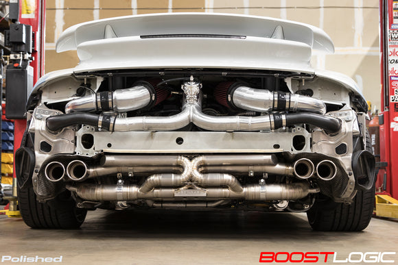 Boost Logic Formula Series Titanium Exhaust 991 Porsche Turbo