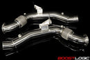 Boost Logic Ferrari 488 Stainless Downpipes-1
