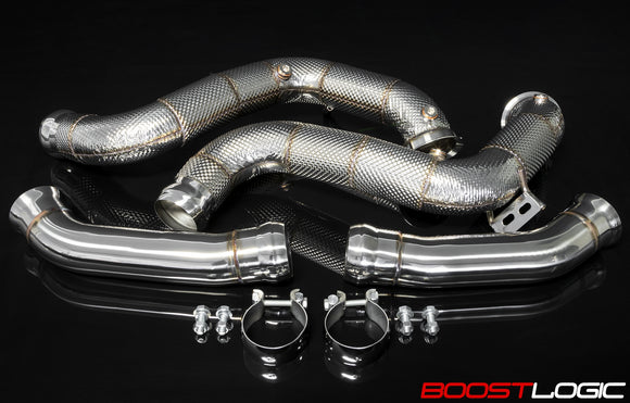 Boost Logic Mercedes C63 4.0T Downpipes