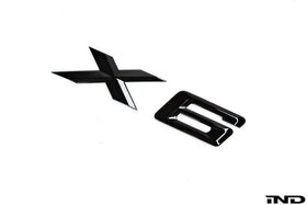 IND G06 X6 Painted Trunk Emblem