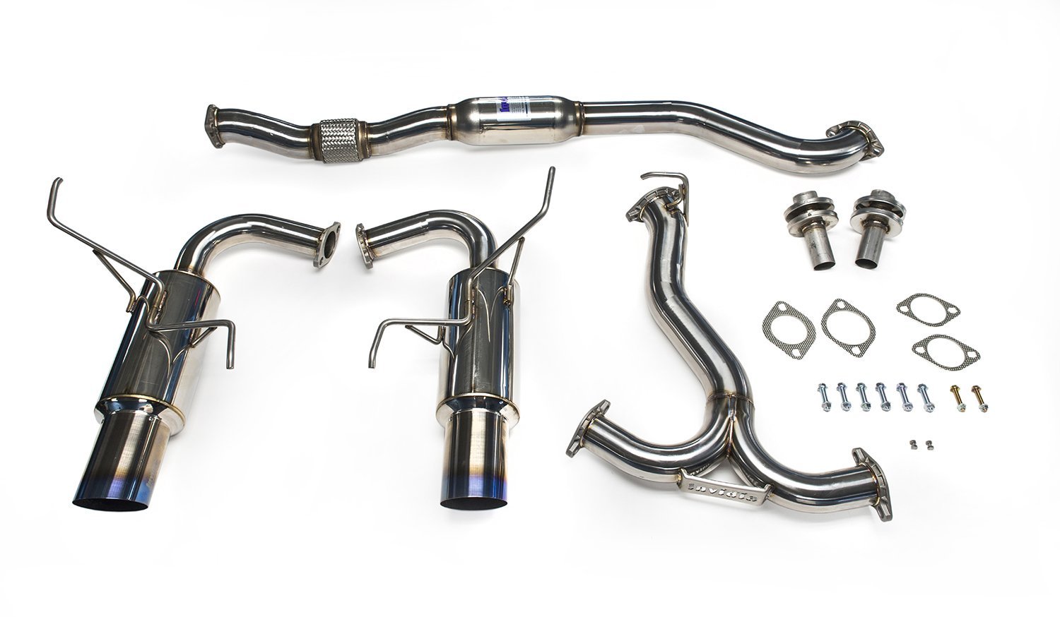 Invidia N1 Cat-Back Exhaust w/ Blue Titanium Tips | 2013-2021 BRZ/FR-S/86