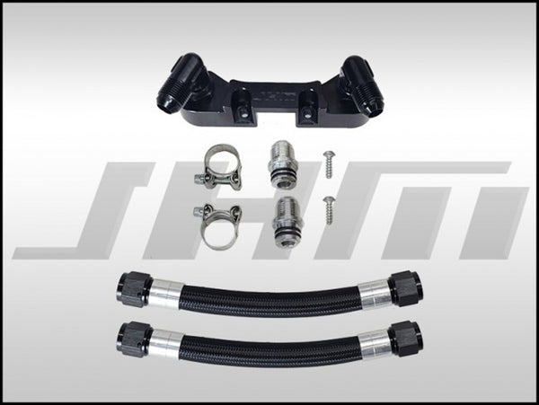JHM Billet Crankcase Breather Vent Hose Kit (PCV) - Audi / B8 / RS4 / RS5 / 4.2L