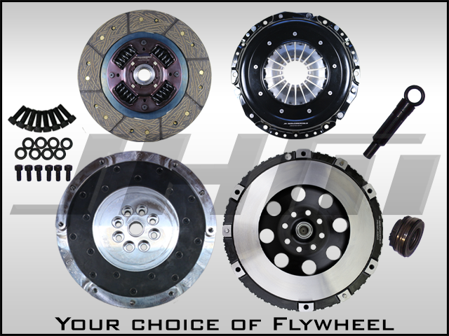 JHM R Series Lightweight Flywheel (Aluminum) and Clutch Combo for B5-S4, C5 A6-allroad w 2.7T