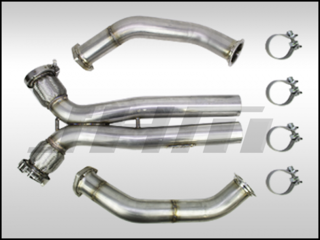 Exhaust - 2.75" Performance Downpipe and X-Pipe Combo (JHM) for B8-RS5 4.2L