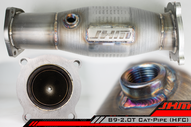 Exhaust - JHM 3" Cat-Pipe (HFC) for Audi B9 A4-A5-Allroad 2.0T
