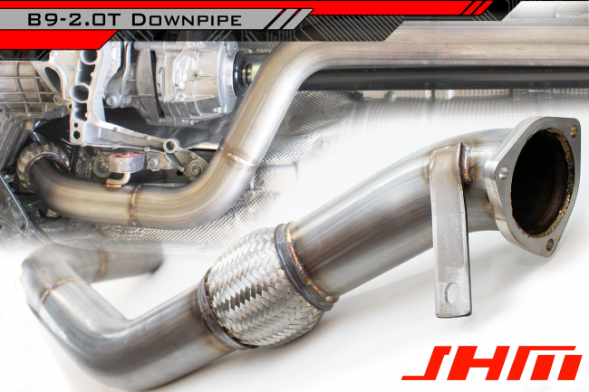 Exhaust -JHM 3" Downpipe for Audi B9 A4-A5-Allroad 2.0T