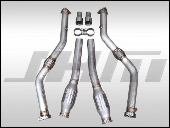Exhaust - Downpipes - High-Flow Cats - Non Resonated - (JHM) for C6-A6 3.0T