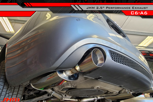 Exhaust - JHM - 2.5" Performance Cat-back for C6-A6 3.0T