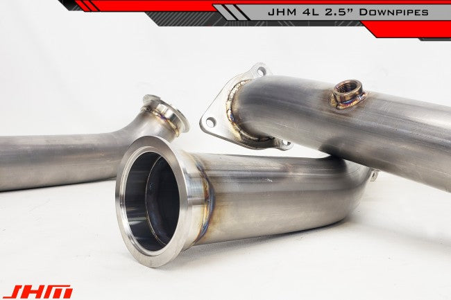 Exhaust - High-Flow Cat Downpipes - Non Resonated - (JHM) for Q7 3.0T
