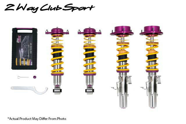 KW 2-Way Clubsport Coilover Kit - VW Golf VII, Audi A3