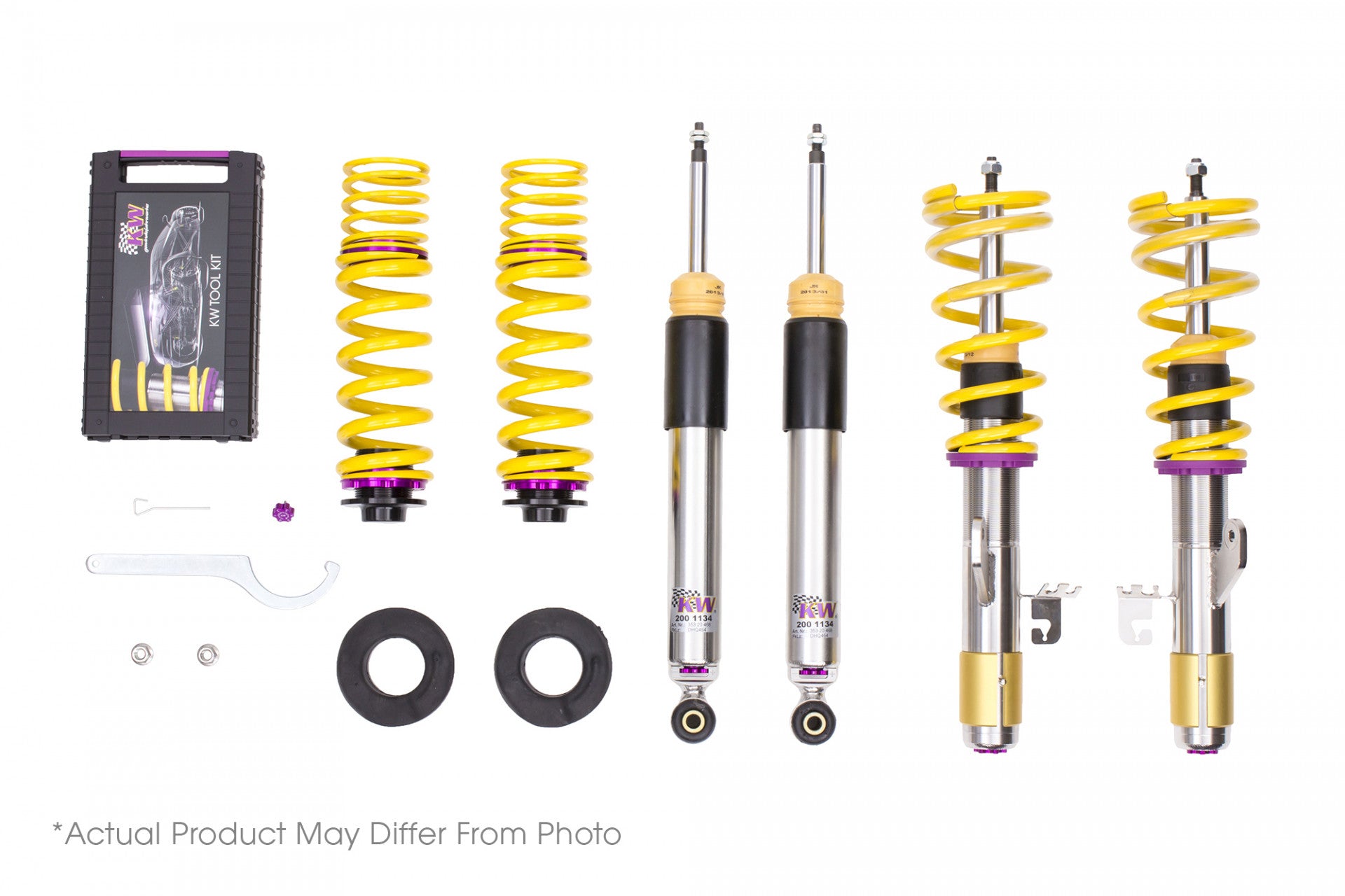 KW Suspensions KW V3 Coilover Kit Bundle - BMW G80 M3 Sedan, G82 M4 Coupe; 4WD; Incl. Competition | 352200EQ