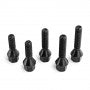 APEX BLACK BMW LUG BOLTS. M12X1.5MM. 25MM STOCK LENGTH