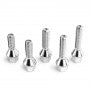 APEX SILVER BMW LUG BOLTS. M12X1.5MM. FOR 12MM SPACERS