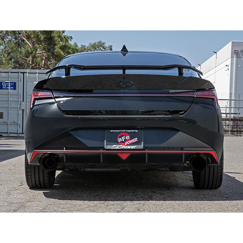 aFe Power Takeda 3" Stainless Steel Axle-Back Exhaust System | 2022-2023 Hyundai Elantra N