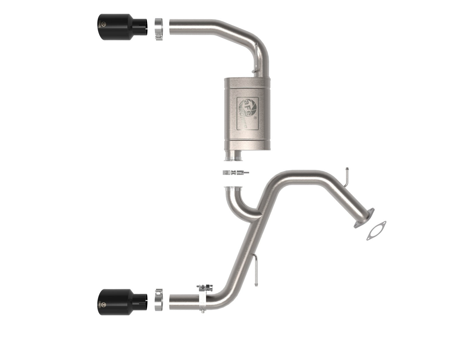 aFe Power Takeda 3" Stainless Steel Axle-Back Exhaust System | 2022-2023 Hyundai Elantra N
