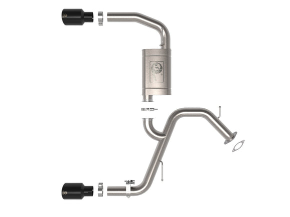 aFe Power Takeda 3" Stainless Steel Axle-Back Exhaust System | 2022-2023 Hyundai Elantra N