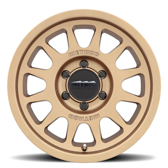 Method MR703 16x6.5 +90mm Offset 6x180 138.9mm CB Gloss Method Bronze Wheel