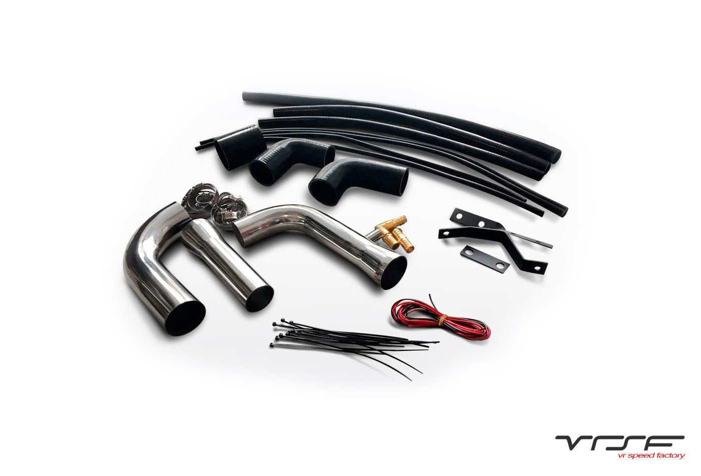 VRSF Stainless Steel High Flow Inlet Intake Kit N54 07-10 BMW 335i / 08-10 BMW 135i - 0