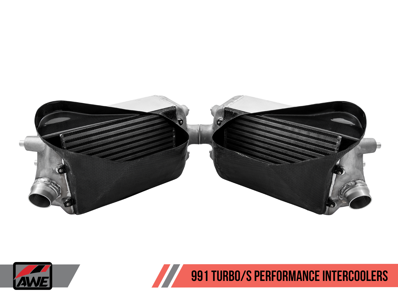 AWE Performance Intercooler Kit for Porsche 991 Turbo / S