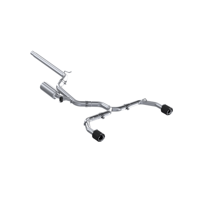 2022-2023 VOLKSWAGEN GOLF GTI MK8 3-INCH/2.5-INCH CAT-BACK EXHAUST DUAL REAR EXIT, STREET PROFILE