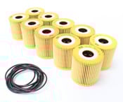 Volvo Engine Oil Filter Case of 10 - MANN 1275810