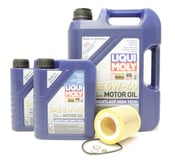 BMW 5W40 Oil Change Kit - Liqui Moly 11427854445KT6