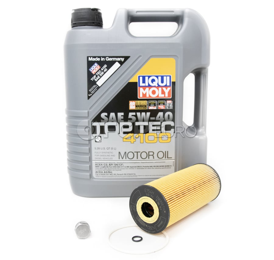 VW Oil Change Kit 5W-40 - Liqui Moly KIT-538962