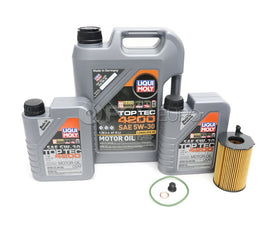 Audi Engine Oil Change Kit - Liqui Moly 059198405KT