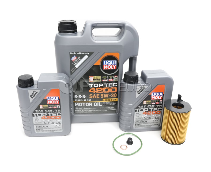 Audi Engine Oil Change Kit - Liqui Moly 059198405KT