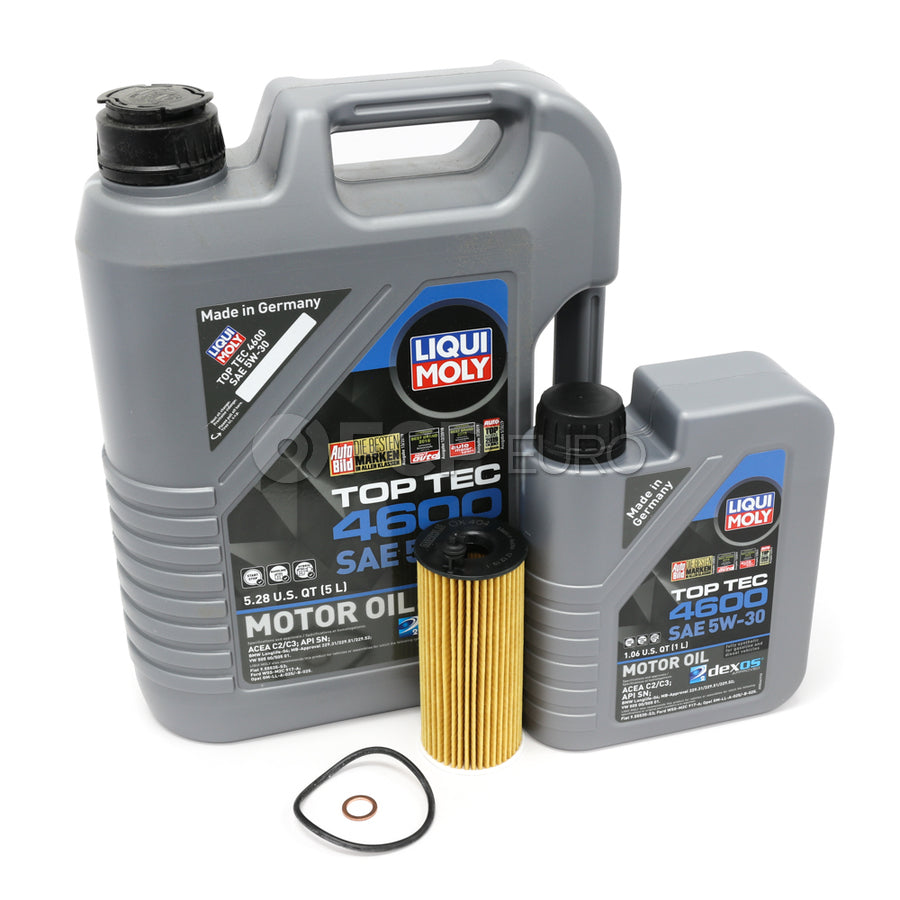 BMW 5W-30 Oil Change Kit - Liqui Moly 11428507683KT2