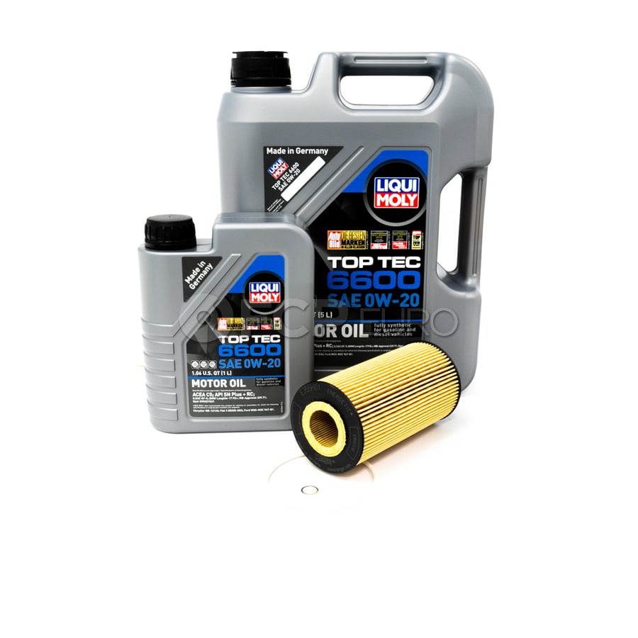 BMW 0W20 Oil Change Kit - Liqui Moly 11428575211KT4