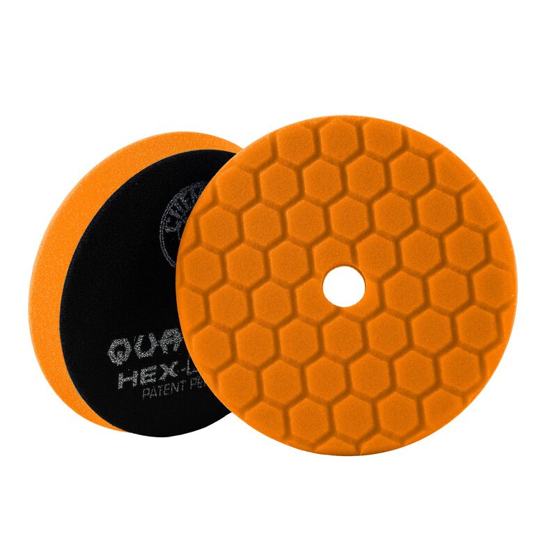 Hex-Logic Quantum Medium-Heavy Cutting Pad Orange (5.5 Inch) (Comes in Case of 12 Units)