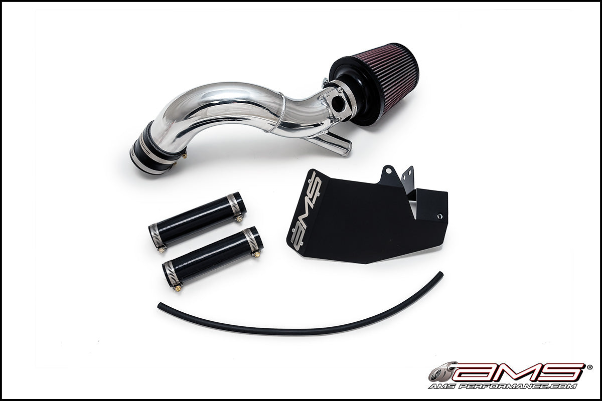 AMS EVO X Polished replacement Intake pipe with Maf housing / with breather bungs