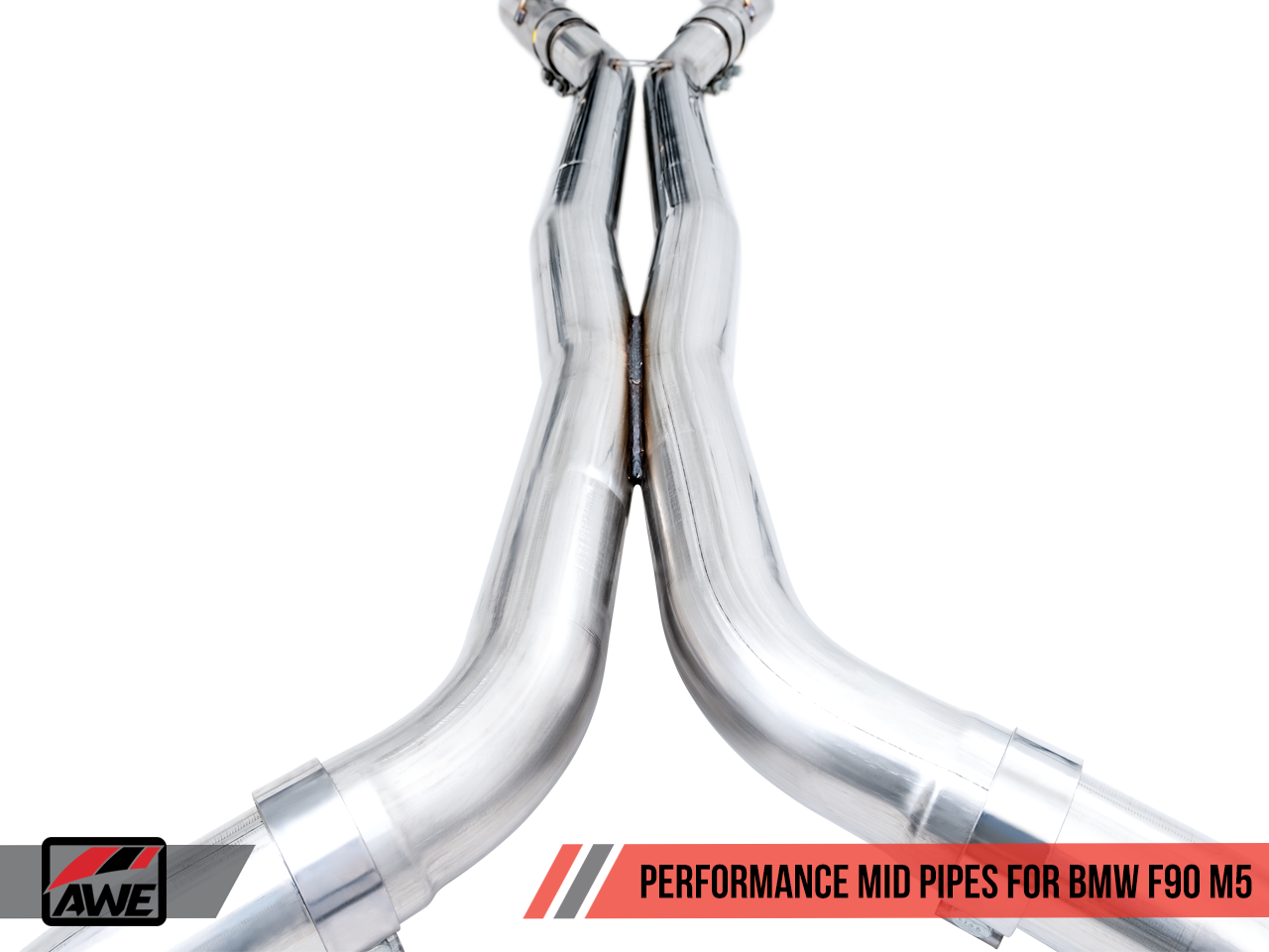 AWE Performance Mid Pipes for BMW F90 M5 - 0