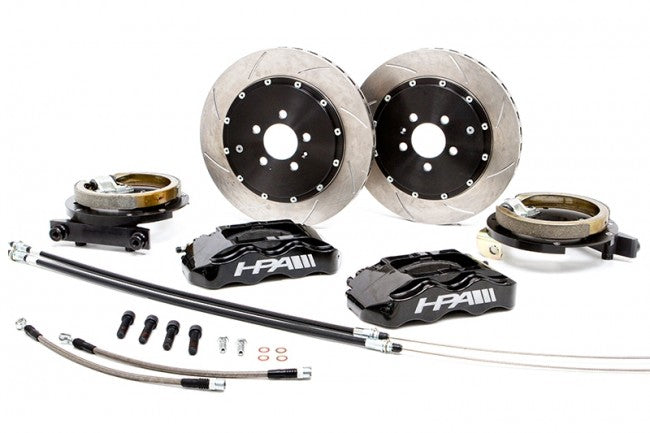 High Performance 4-Piston Aluminum Rear Brake Kit