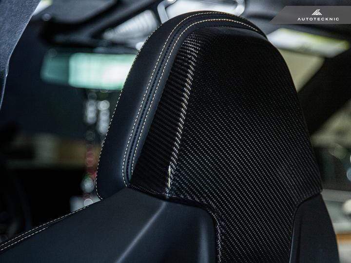 AutoTecknic Dry Carbon Seat Back Cover | BMW F91/F92/F93 M8