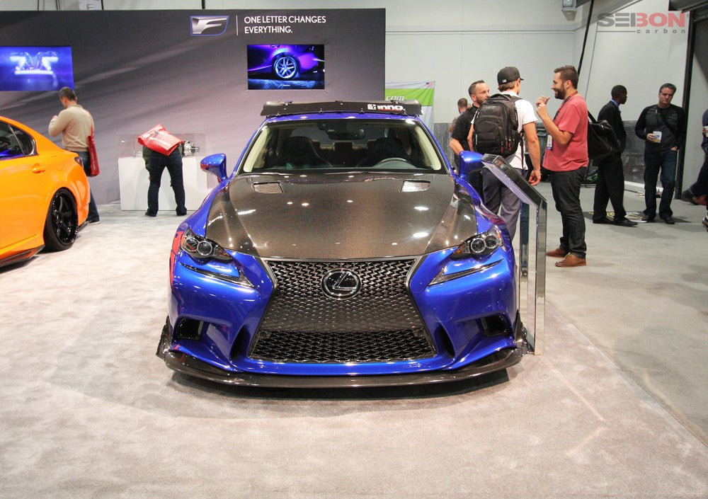 TV-Style Carbon Fiber Hood For 2014-2020 Lexus IS 250/350
